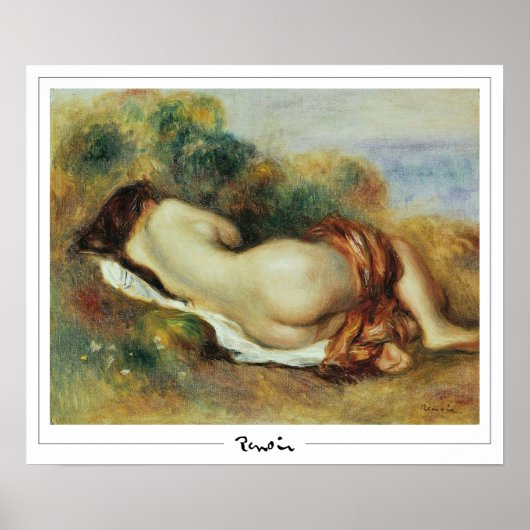 Poster d'art Pierre-Auguste Renoir Zedign #495-3 (Devant)