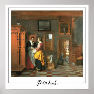 Poster d'art Pieter de Hooch Zedign #3