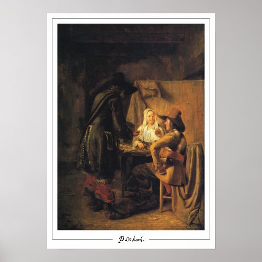 Poster d'art Pieter de Hooch Zedign #77 (Devant)