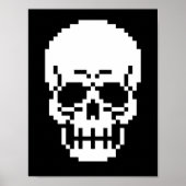 Poster d'art Pixel 8 bits (Devant)