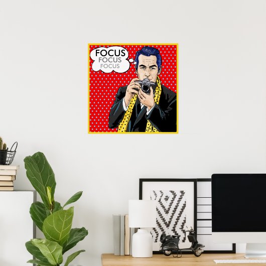 Poster d'art pop (Bureau à domicile)