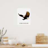 Poster d'art pop Brown de Freedom Eagle (Cuisine)