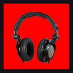 Poster d'art pop casque rouge en niveaux de gris I<br><div class="desc">Hip hop,  R&B,  rock,  heavy metal,  techno,  punk,  rap,  classic,  african american,  jazz... . We love music,  we love listening cds,  radio. Enjoying watching video clibs,  mixes,  remixes,  covers.</div>