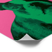 Poster d'art pop de Boston Terrier (Coin)
