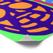 Poster d'art pop de hockey masques de gardien de b (Coin)