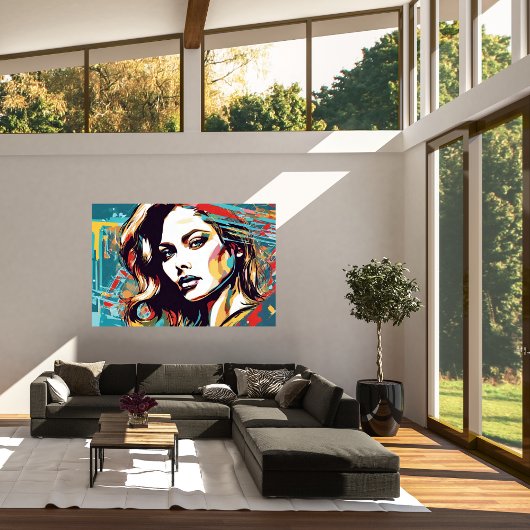 Poster d'art pop de Lady Diana