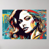 Poster d'art pop de Lady Diana (Devant)