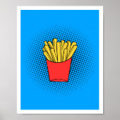 Poster d'Art Pop Fries (Devant)