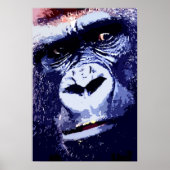 Poster d'art pop Gorilla Imprimer (Devant)