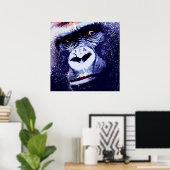 Poster d'art pop Gorilla Imprimer (Bureau à domicile)
