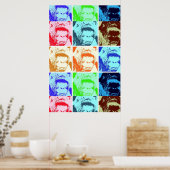 Poster d'art pop Gorilla Imprimer (Cuisine)