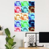 Poster d'art pop Gorilla Imprimer (Bureau à domicile)
