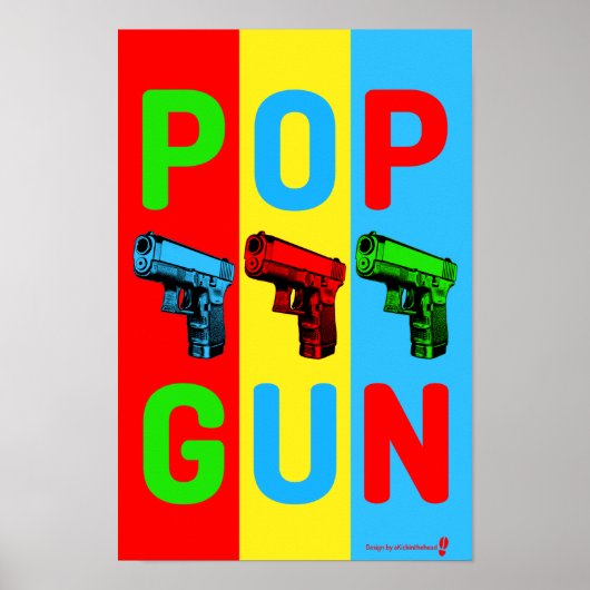 Poster d'art Pop Gun (Devant)
