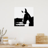 Poster d'art pop Horse (Cuisine)
