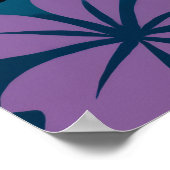 Poster d'art Pop Pop Pink Hibiscus Tropical (Coin)