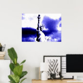 Poster d'art pop Statue de la Liberté (Bureau à domicile)