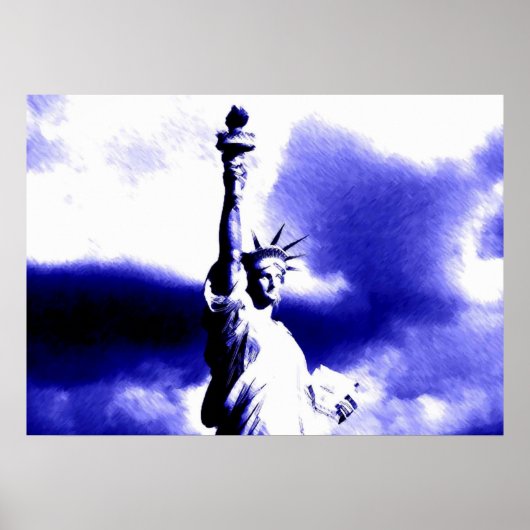 Poster d'art pop Statue de la Liberté (Devant)