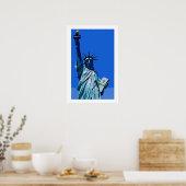 Poster d'art pop Statue de la Liberté (Cuisine)
