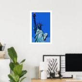 Poster d'art pop Statue de la Liberté (Bureau à domicile)