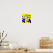 Poster d'art pop Warren Zevon (Cuisine)