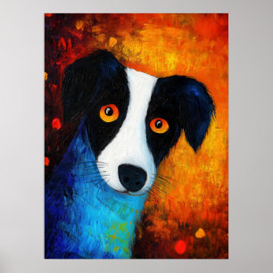 Poster d'art Portrait de chien