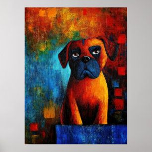 Poster d'art Portrait de chien