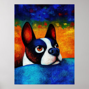 Poster d'art Portrait de chien