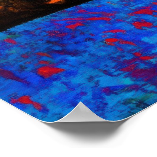 Poster d'art Portrait de chien (Coin)