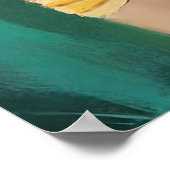 Poster d'art portrait féminin "Lost in Serenity" (Coin)