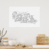 Poster d'art pour enfants Hobby Horse (Cuisine)