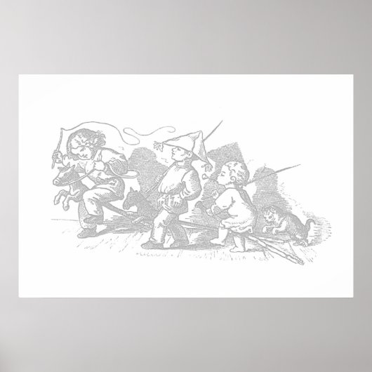 Poster d'art pour enfants Hobby Horse (Devant)