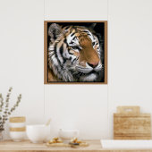 Poster d'art pour les amateurs de tigres (Cuisine)