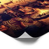 Poster d'art primitif communautaire (Coin)