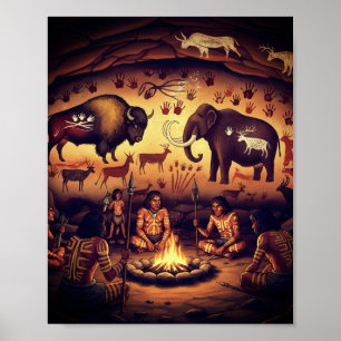 Poster d'art primitif communautaire