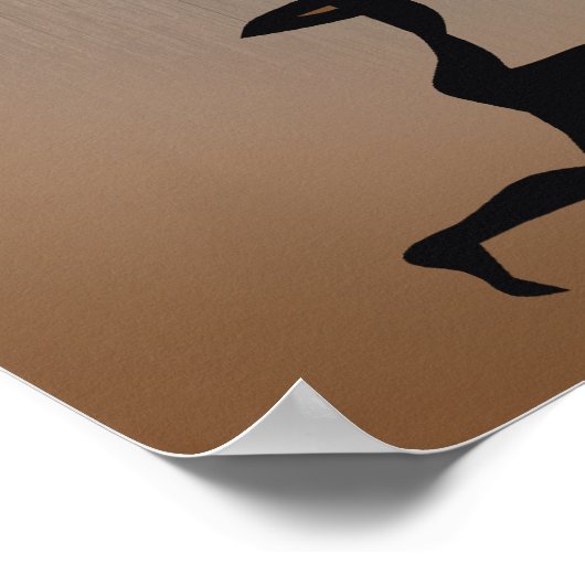 Poster d'art primitif de la grotte (Coin)