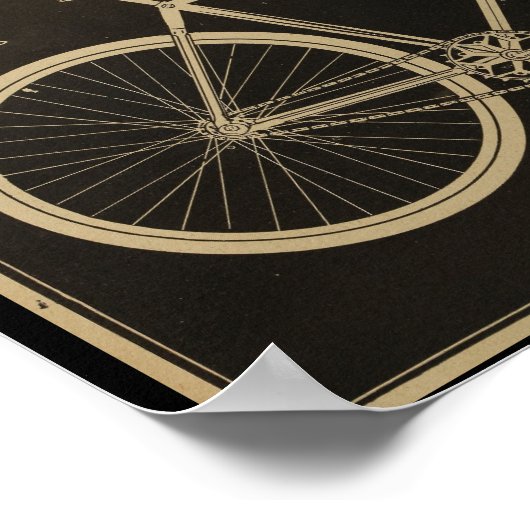Poster d'art publicitaire à vélo Manson 1899 Vinta (Coin)