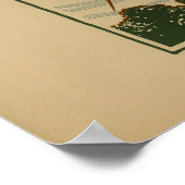 Poster d'art publicitaire de la revue Vintage Bicy (Coin)