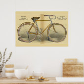 Poster d'art publicitaire de la Vintage Bicycle Ra (Cuisine)