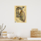 Poster d'art publicitaire de Ranger de Mead à vélo (Cuisine)