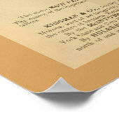 Poster d'art publicitaire du magazine Vintage Bicy (Coin)