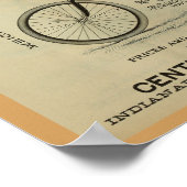 Poster d'art publicitaire du magazine Vintage Bicy (Coin)