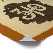 Poster d'art publicitaire du magazine Vintage Bicy (Coin)