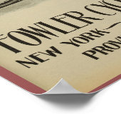 Poster d'art publicitaire du magazine Vintage Bicy (Coin)