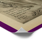 Poster d'art publicitaire du magazine Vintage Bicy (Coin)