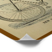 Poster d'art publicitaire du magazine Vintage Bicy (Coin)