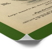 Poster d'art publicitaire du magazine Vintage Bicy (Coin)