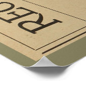 Poster d'art publicitaire du magazine Vintage de s (Coin)