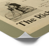 Poster d'art publicitaire du magazine Vintage Gump (Coin)