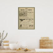 Poster d'art publicitaire du magazine Vintage Gump (Cuisine)