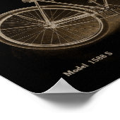 Poster d'art publicitaire pour vélos Vintages 1915 (Coin)